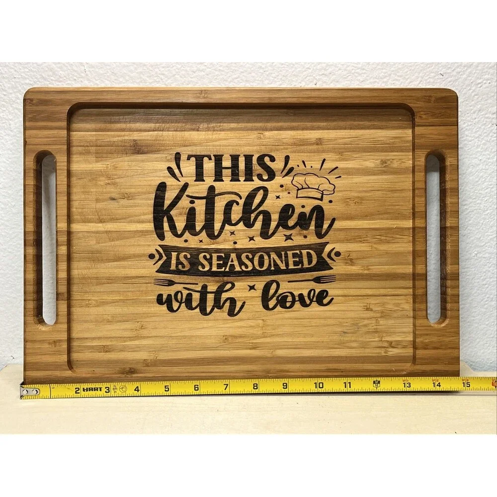 Serving Tray Natural Wood 